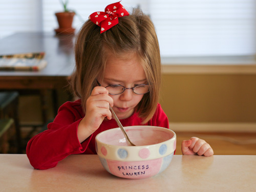 Lauren's New Cereal Bowl