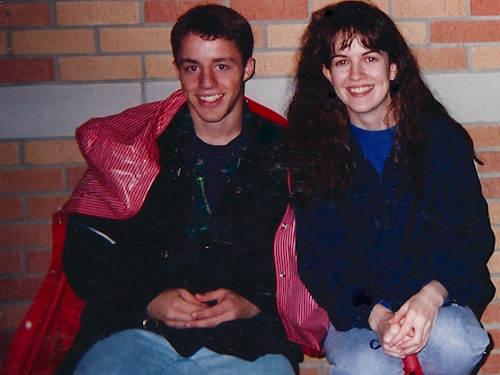 Dave and Lana at LeTourneau, 1995