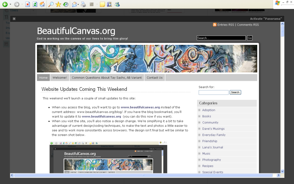 Website Changes Coming Soon