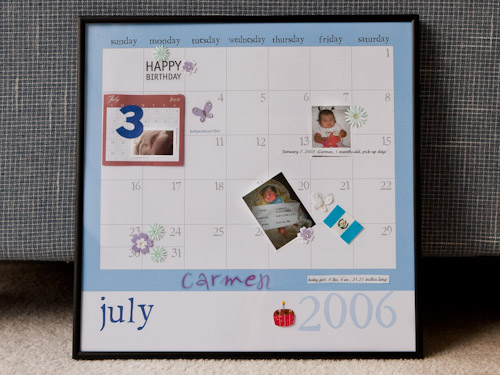 Carmen's Calendar by Monica Carmen's Calendar by Monica