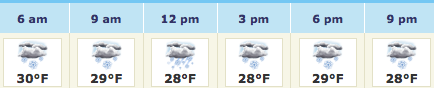 Snow!