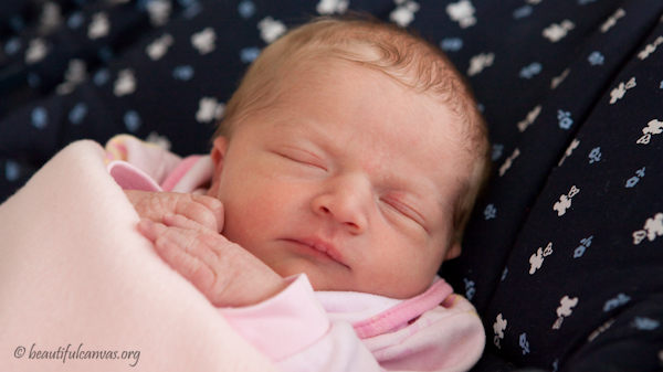 One week old Hope