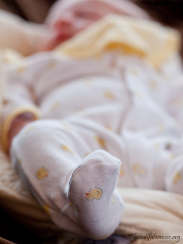 Hope in Duckie PJs Hope in Duckie PJs