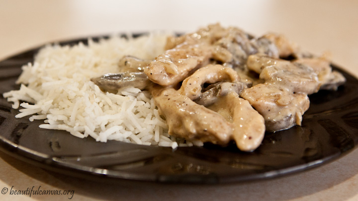 Chicken Stroganoff