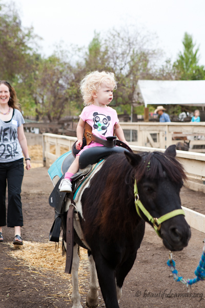 Hope riding a horse