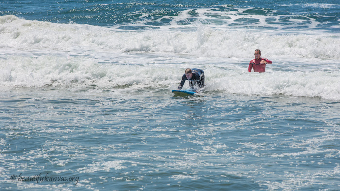 Dave, ready to surf