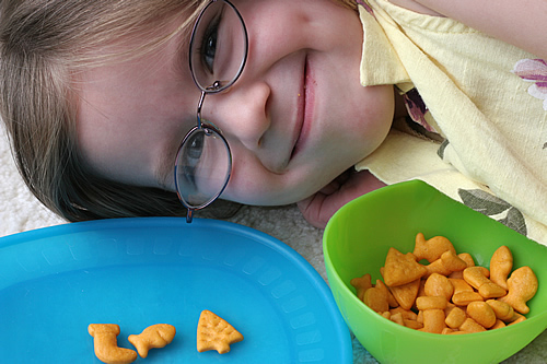 Lauren and Holiday Goldfish