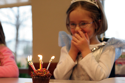Birthday cupcake